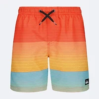 Quiksilver Big Kid Boys Striped Swim Trunks