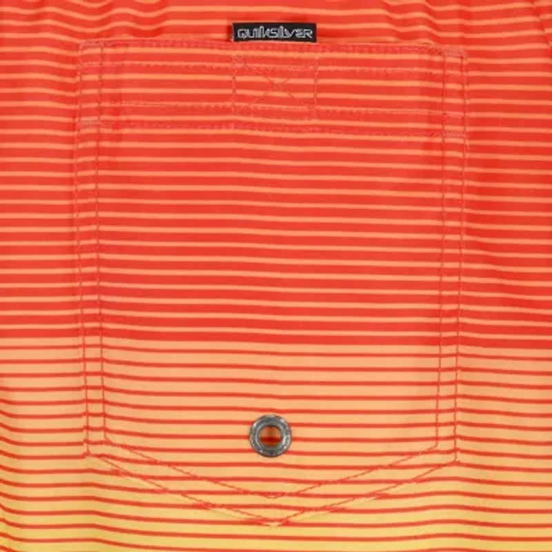 Quiksilver Big Kid Boys Striped Swim Trunks