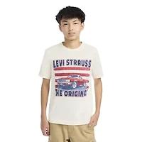 Levi's® Big Kid Boys Crew Neck Short Sleeve Regular Fit Graphic T-Shirt