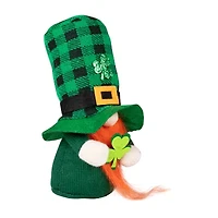 Northlight 7ft Plaid Gnome With Shamrocks St. Patricks Day Gnome