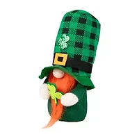 Northlight 7ft Plaid Gnome With Shamrocks St. Patricks Day Gnome