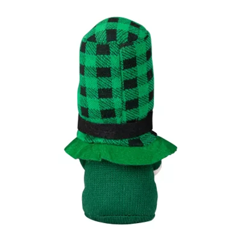Northlight 7ft Plaid Gnome With Shamrocks St. Patricks Day Gnome