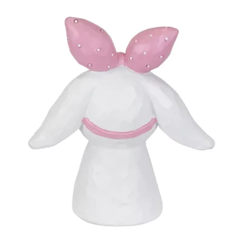 Northlight 8" Bunny Bust With Hair Bow Easter Figurine