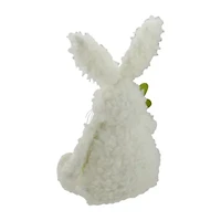 Northlight 14" Plush Bunny Rabbit With Carrot Spring Easter Tabletop Decor