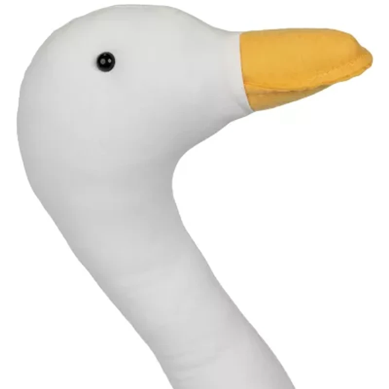 Northlight 16" Plush Floral Goose Easter Tabletop Decor