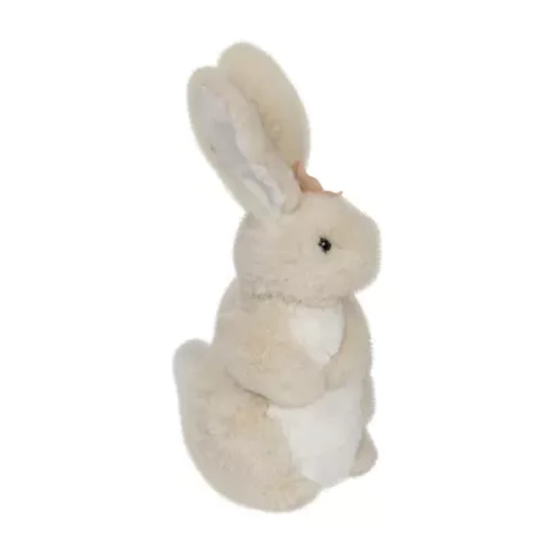 Northlight 12" Plush Standing Bunny Rabbit Girl Spring Easter Tabletop Decor
