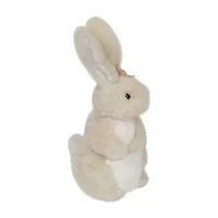 Northlight 12" Plush Standing Bunny Rabbit Girl Spring Easter Tabletop Decor