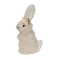 Northlight 12" Plush Standing Bunny Rabbit Girl Spring Easter Tabletop Decor