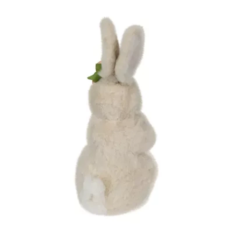 Northlight 12" Plush Standing Bunny Rabbit Girl Spring Easter Tabletop Decor