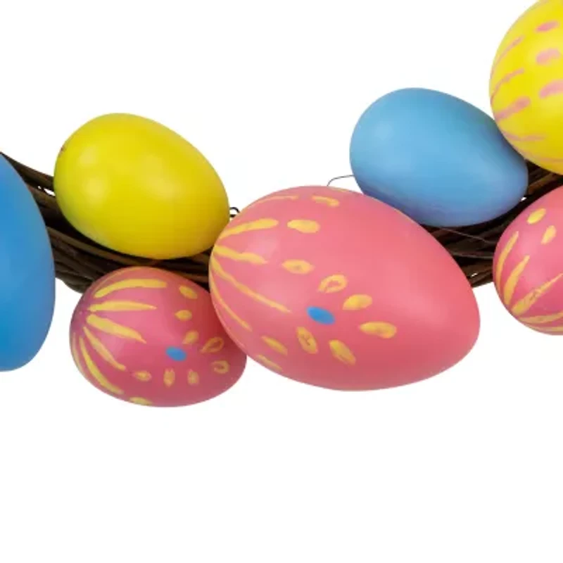 Northlight 10" Easter Egg Wreath