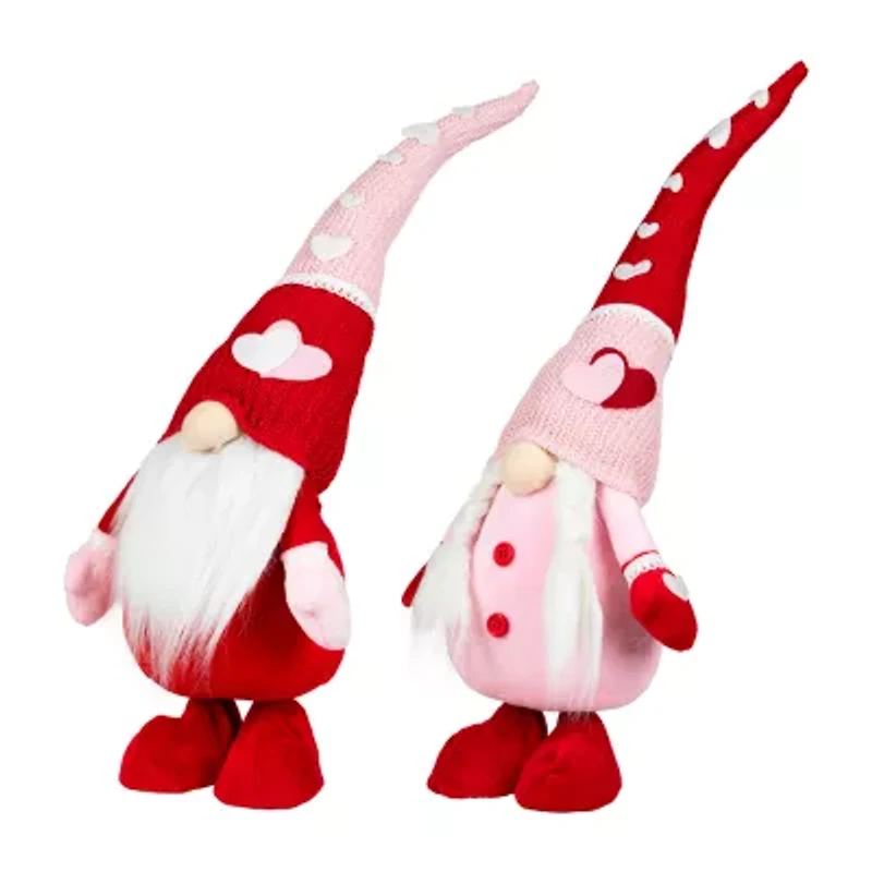 Northlight 23" Knitted Hats Valentines Day Gnome