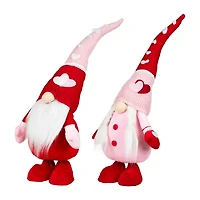 Northlight 23" Knitted Hats Valentines Day Gnome