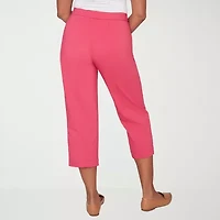 Alfred Dunner Womens Straight Capri Pant