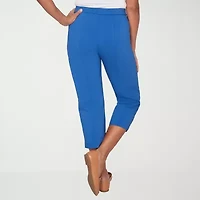 Alfred Dunner Womens Straight Capri Pant