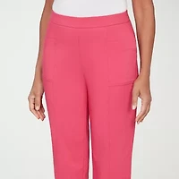 Alfred Dunner Womens Straight Capri Pant