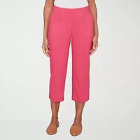 Alfred Dunner Womens Straight Capri Pant