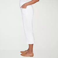 Alfred Dunner Womens Straight Capri Pant