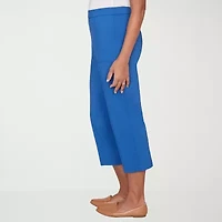 Alfred Dunner Womens Straight Capri Pant