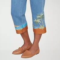 Alfred Dunner Womens Straight Capri Pant