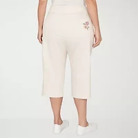 Alfred Dunner Beachcomber Womens Plus Straight Capri Pant