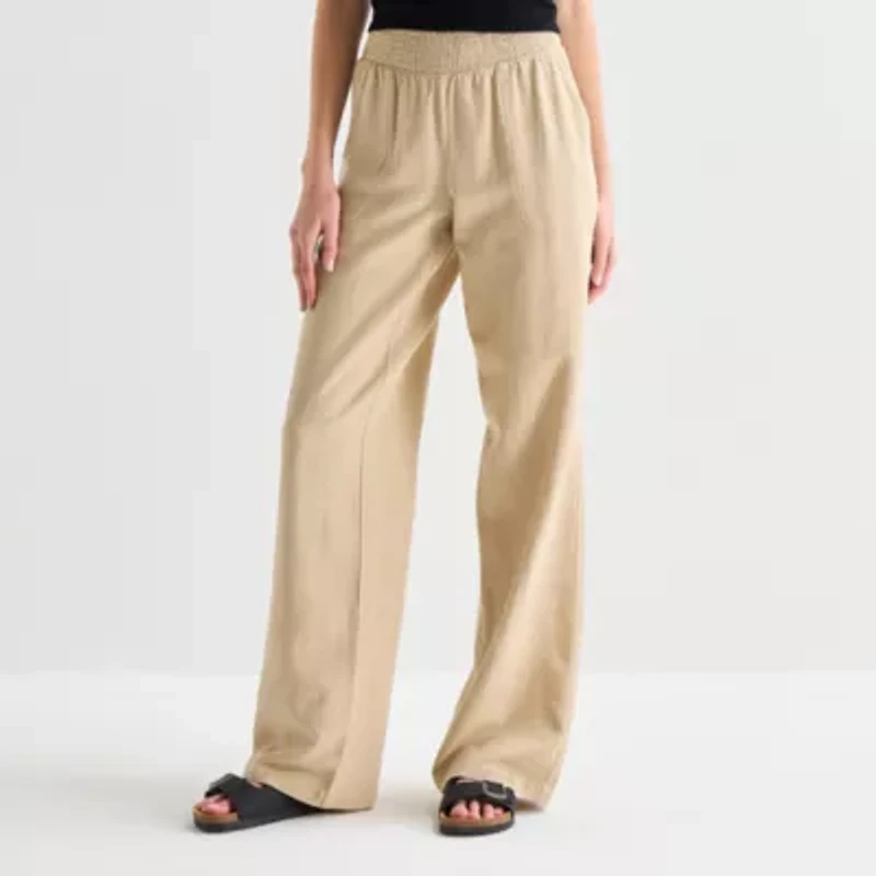 Hurley Womens Juniors Straight Low Rise Pull-On Pant