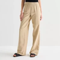 Hurley Womens Juniors Straight Low Rise Pull-On Pant