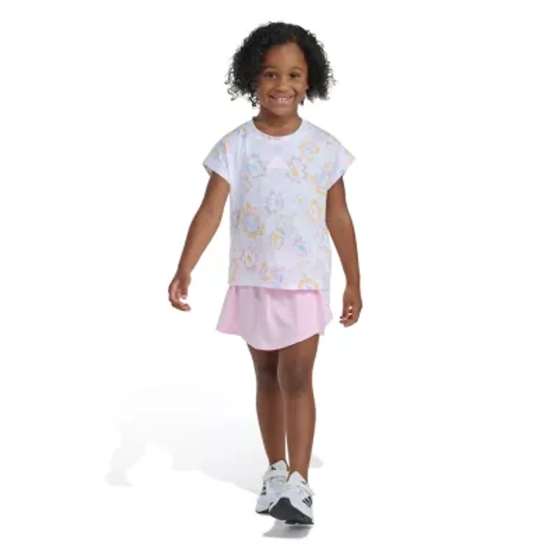 adidas Toddler Girls 2-pc. Skort Set