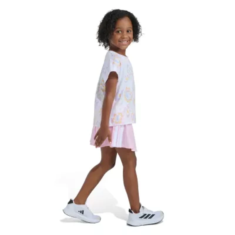 adidas Toddler Girls 2-pc. Skort Set