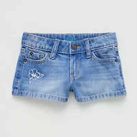 Thereabouts Little & Big Kid Girls Adjustable Waist Low Rise Shortie Short