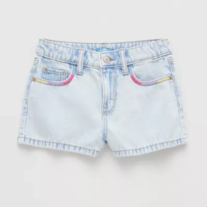 Thereabouts Little & Big Kid Girls Adjustable Waist Shortie Short