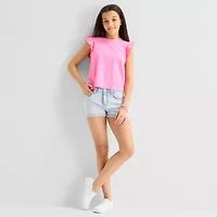 Thereabouts Little & Big Kid Girls Adjustable Waist Shortie Short