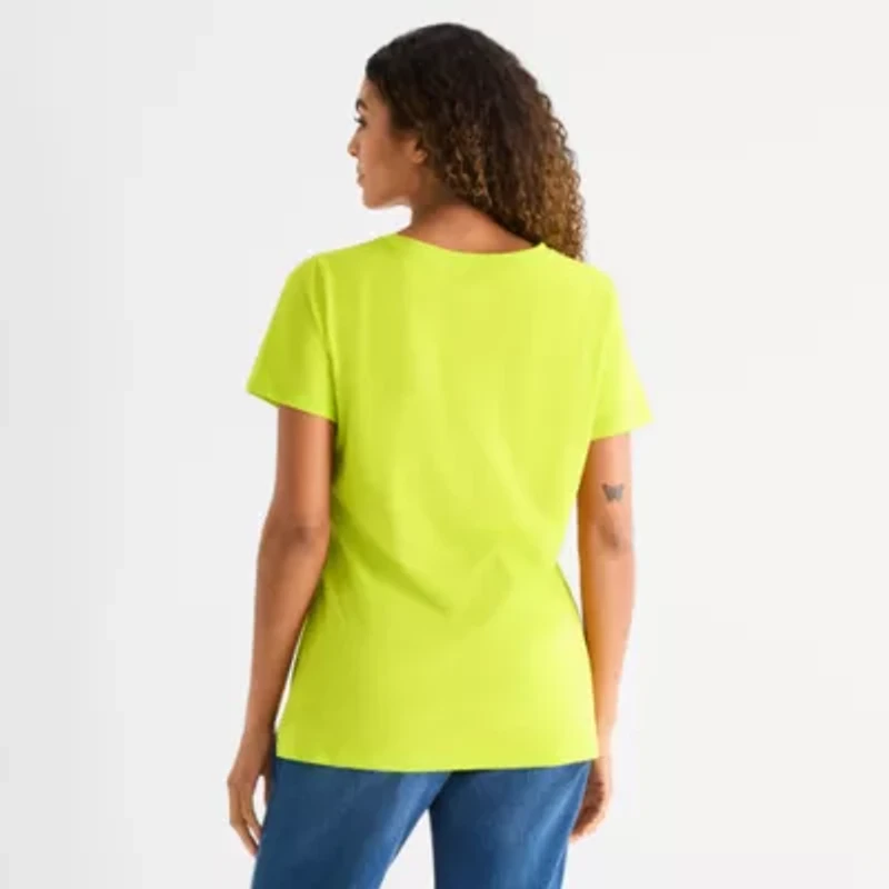 Hope & Wonder Black History Month Womens Crew Neck Short Sleeve Regular Fit Graphic T-Shirt