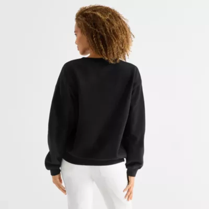 Hope & Wonder Black History Month Queen Womens Crew Neck Long Sleeve Sweatshirt