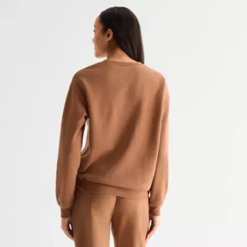 Hope & Wonder Black History Month Pretty Brown Thing Womens Crew Neck Long Sleeve Sweatshirt