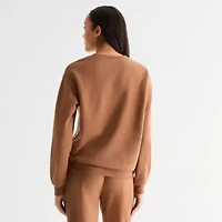 Hope & Wonder Black History Month Pretty Brown Thing Womens Crew Neck Long Sleeve Sweatshirt