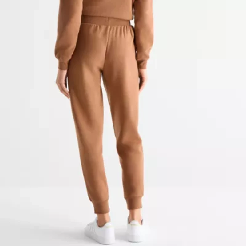 Hope & Wonder Black History Month Pretty Brown Thing Womens Cuffed Mid Rise Regular Fit Fleece Jogger Pant