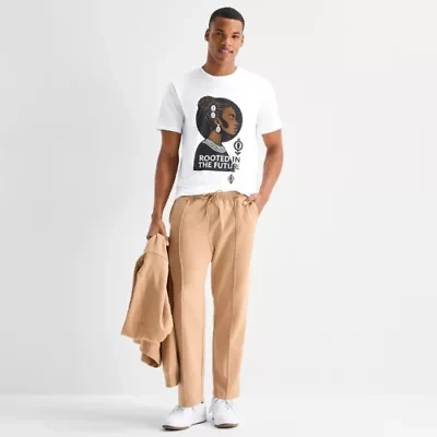 Hope & Wonder Black History Month Mens Slim Mid Rise Regular Fit Drawstring Pant