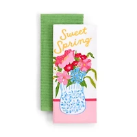 Layerings Spring Bouquet 2-pc. Kitchen Towel Set
