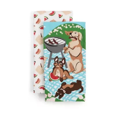 Layerings Dog Picnic 2-pc. Kitchen Towel Set