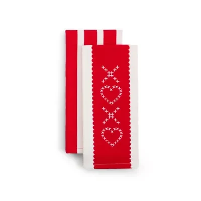 Layerings XOXO 2-pc. Kitchen Towel Set
