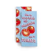 Layerings Be a Tomato 2-pc. Kitchen Towel Set