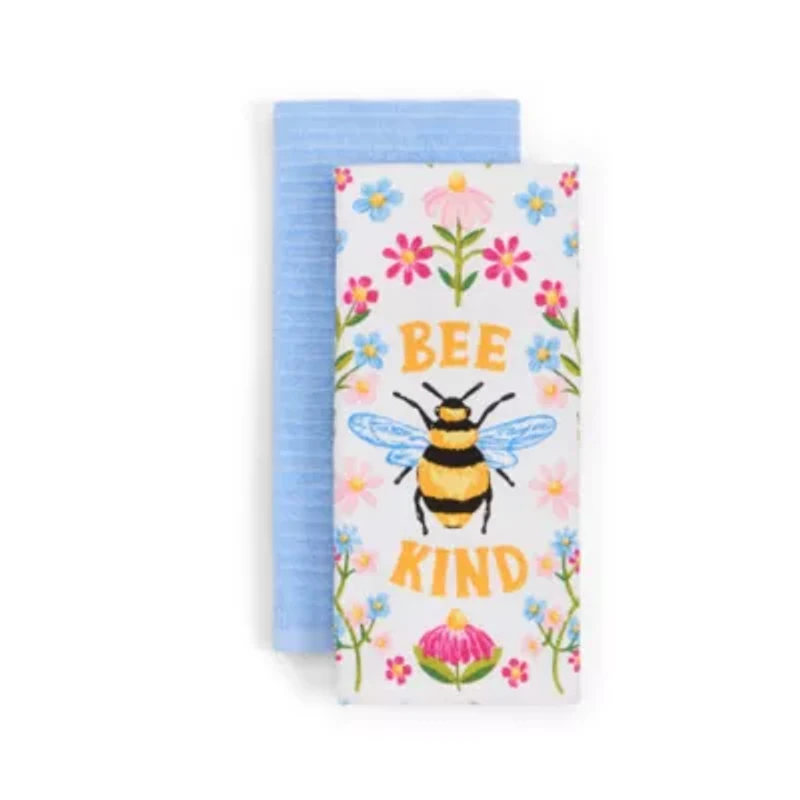 Layerings Bee Kind 2-pc. Kitchen Towel Set