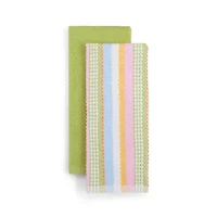 Layerings Joyful Stripe Towel 4-pc. Kitchen Towel Set