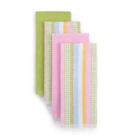Layerings Joyful Stripe Towel 4-pc. Kitchen Towel Set