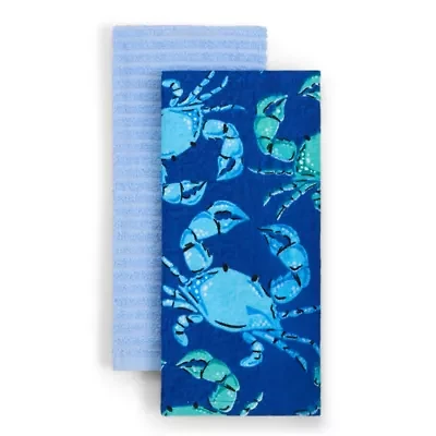 Layerings Harbor Crab  2-pc. Kitchen Towel Set