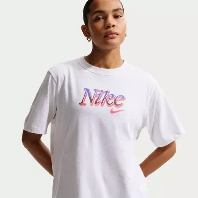 Nike Womens Crew Neck Short Sleeve Active T-Shirt