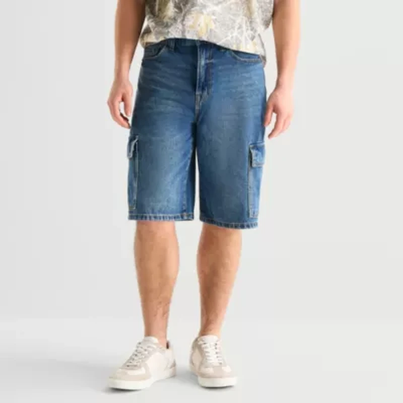 Arizona Baggy Mens 12" Mid Rise Denim Short