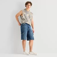 Arizona Baggy Mens 12" Mid Rise Denim Short