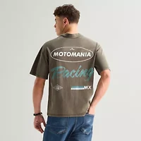 Arizona Mens Crew Neck Short Sleeve Boxy Fit Graphic T-Shirt