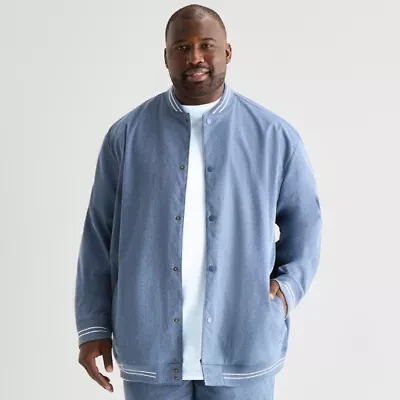 Shaquille O'Neal XLG™ Mens Lightweight Big and Tall Bomber Jacket